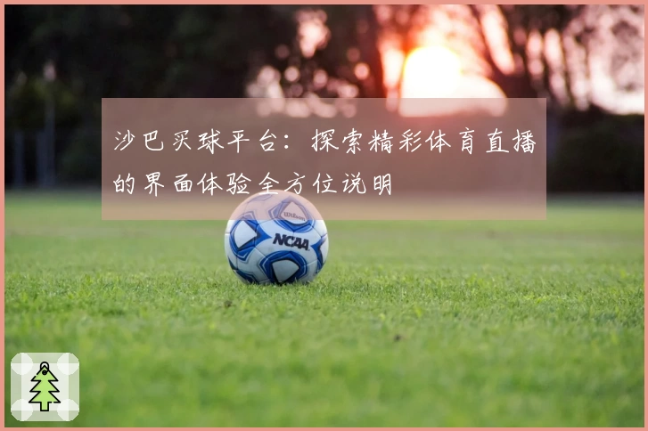 沙巴买球平台：探索精彩体育直播的界面体验全方位说明